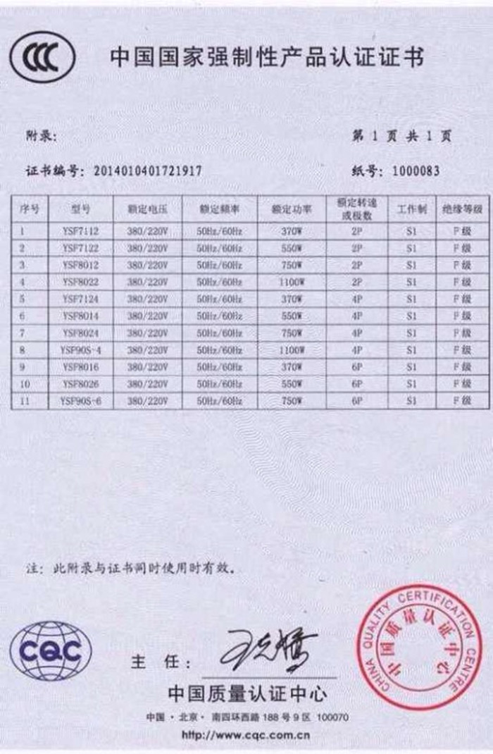 瑞泰風環(huán)?？照{3C質量認證2